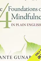 Book cover of The 4 Foundations of Mindfulness in Plain English