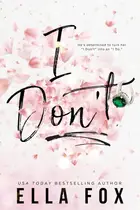 Book cover of I Don't