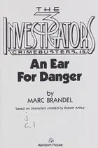 Book cover of An Ear for Danger