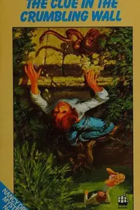 Book cover of The clue in the crumbling wall