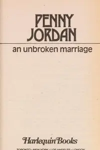Book cover of An Unbroken Marriage