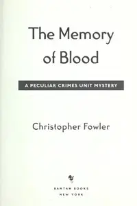Book cover of The memory of blood