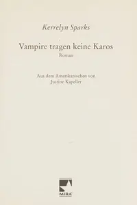 Book cover of Vampire tragen keine Karos