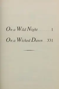 Book cover of On a wild night