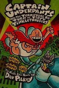 Book cover of Captain Underpants and the terrifying return of Tippy Tinkletrousers