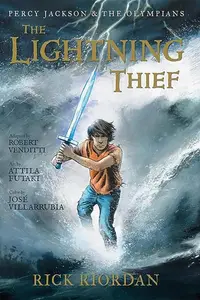 Book cover of The Lightning Thief: The Graphic Novel