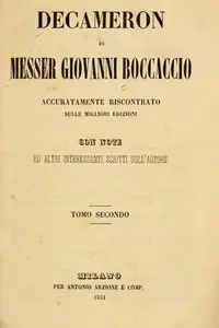 Book cover of Decamerone