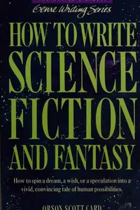 Book cover of How to Write Science Fiction & Fantasy