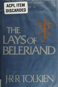 Book cover of The Lays of Beleriand