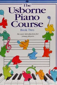 Book cover of The Usborne piano course