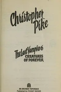 Book cover of Creatures of Forever