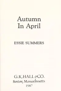 Book cover of Autumn in April