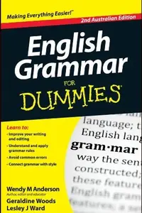 Book cover of English grammar for dummies