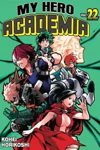 Book cover of My hero academia 22