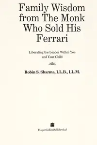 Book cover of Family Wisdom from the Monk Who Sold His Ferrari