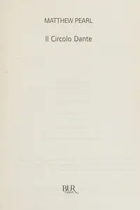 Book cover of Il circolo Dante