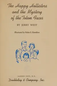 Book cover of Happy Hollisters and the Mystery of the Totem Faces