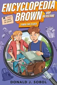 Book cover of Encyclopedia Brown Finds the Clues