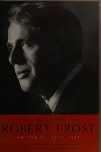 Book cover of Letters of Robert Frost, 1920-1928