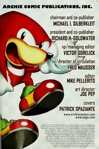 Book cover of Sonic the hedgehog archives