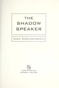 Book cover of The Shadow Speaker