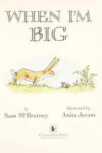 Book cover of When I'm big