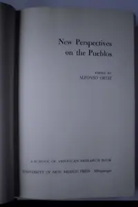 Book cover of New perspectives on the Pueblos