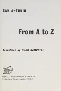 Book cover of From A to Z