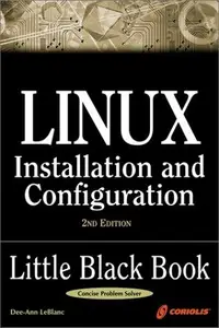 Book cover of Linux installation and configuration little black book