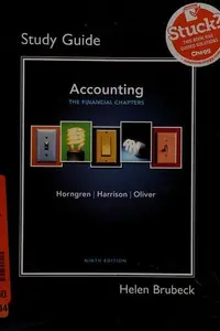 Book cover of Study Guide for Accounting, Chapters 1-15 (Financial Chapters)