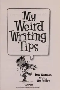 Book cover of My weird writing tips