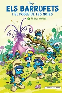 Book cover of Els Barrufets i el poble de les noies. El bosc prohibit