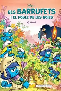 Book cover of Els Barrufets i el Poble de les Noies. 3 El corb