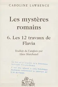 Book cover of Les 12 travaux de Flavia