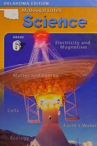 Book cover of Mcdougal Littell Science Grade 6 Oklahoma Edition