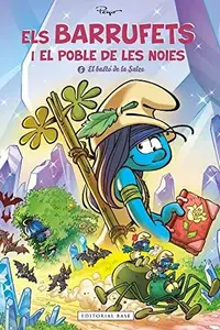 Book cover of Els Barrufets i el poble de les noies. El bastó de la Salze
