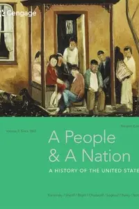 Book cover of People and a Nation, Volume II
