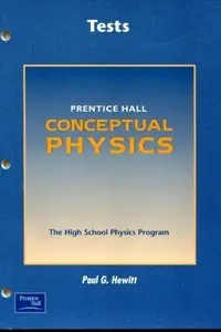 Book cover of Conceptual Physics, Tests