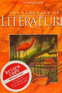 Book cover of The language of literature [Grade 9]