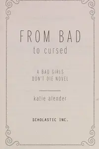 Book cover of From bad to cursed