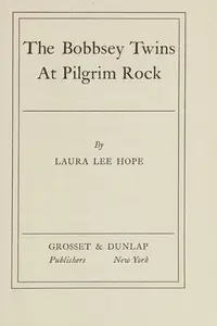 Book cover of the bobbsey twins at pilgrim rock