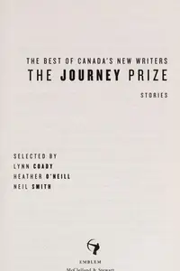 Book cover of The Journey Prize Stories 20