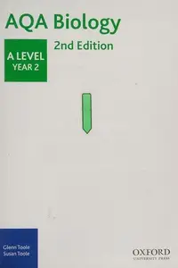 Book cover of Aqa a Level Biology Year 2