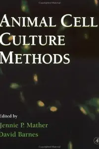 Book cover of Animal Cell Culture Methods, Volume 57