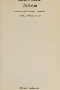 Book cover of Die Balten
