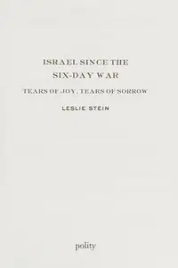 Book cover of Israel since the Six-day War