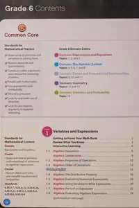 Book cover of enVision Math Common Core Realize Edition, Grade 6