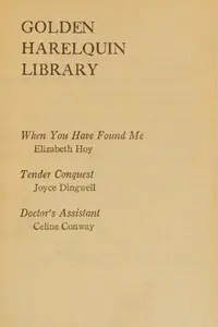 Book cover of Golden Harlequin Library, Volume XXXII