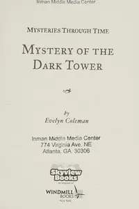 Book cover of Mystery of the Dark Tower