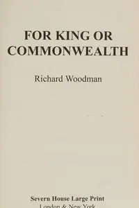 Book cover of For King or Commonwealth